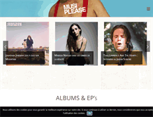Tablet Screenshot of musikplease.com